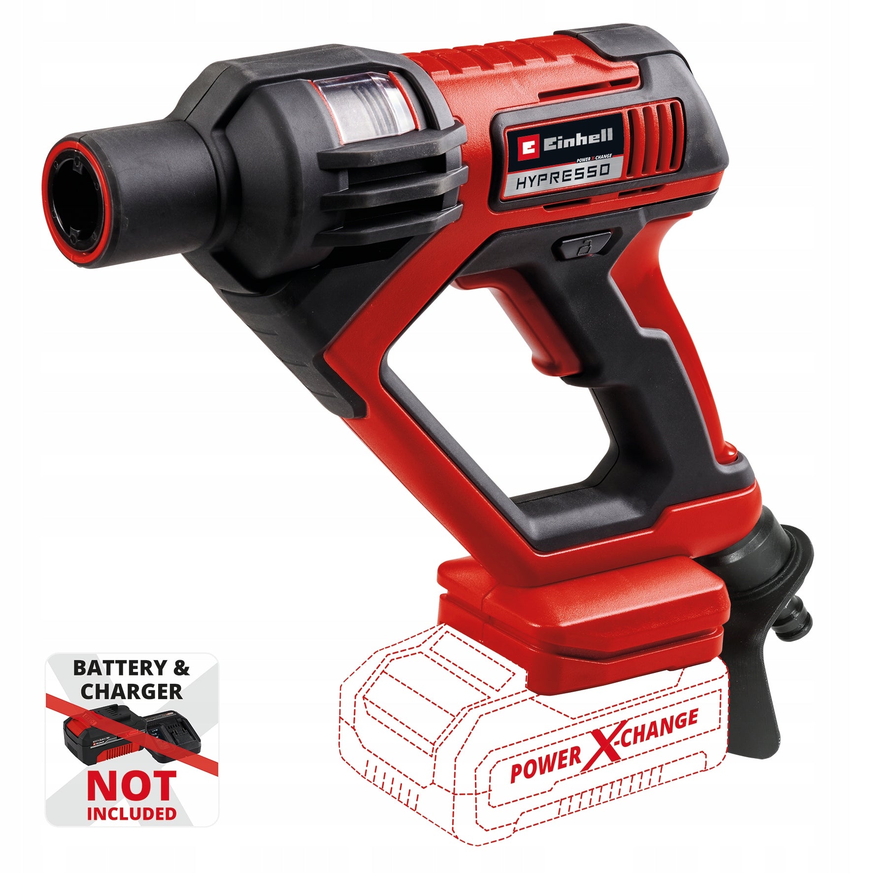 CORDLESS PRESSURE WASHER HYPRESSO 18/24-1 Solo EINHELL Manufacturer code 4140135