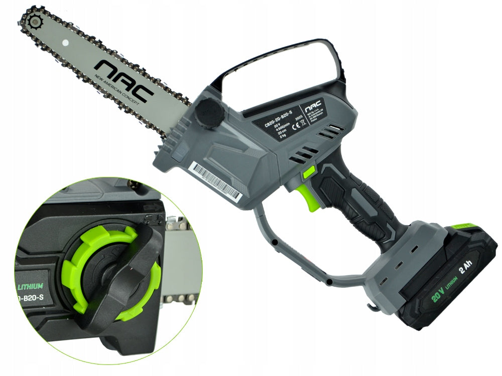 CORDLESS SAW FOR BRANCH NAC 20 V 2 Ah LUBRICATING PUMP 20 CM EAN (GTIN) 5900607530175