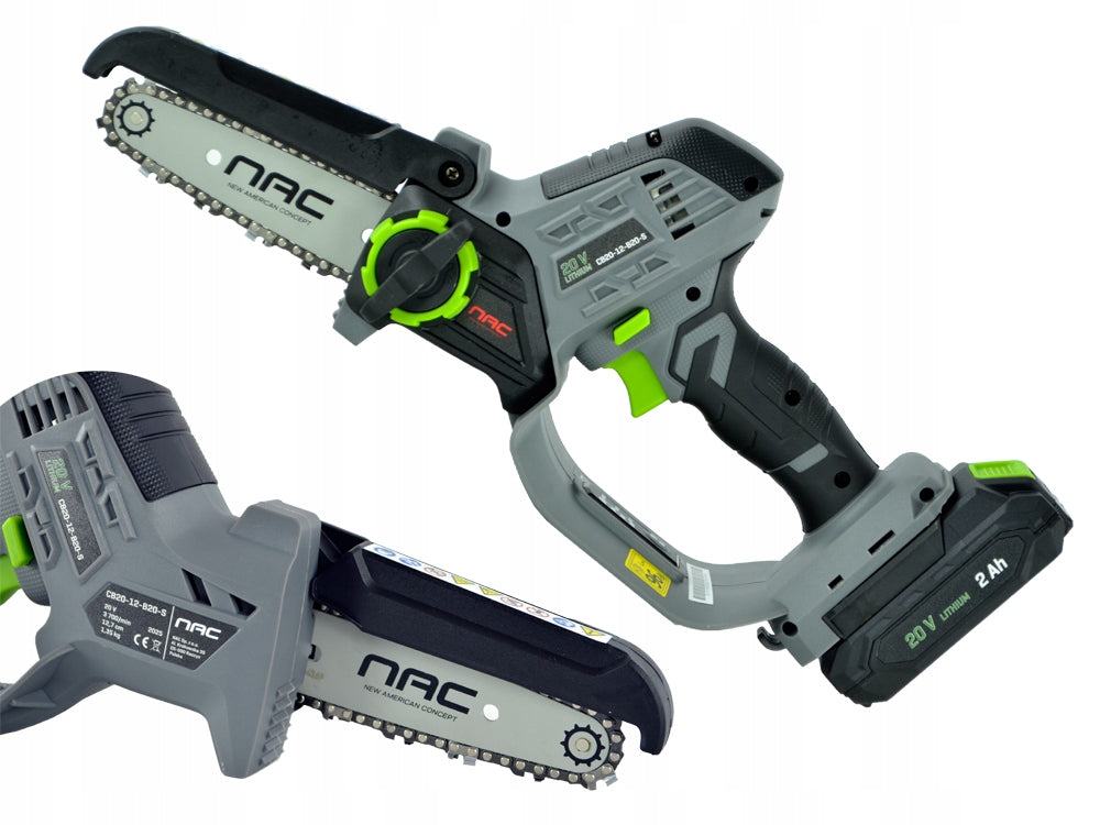 CORDLESS SAW FOR CUTTING BRANCHES NAC 20 V 2 Ah 13 CM SDS SYSTEM Manufacturer code 40076