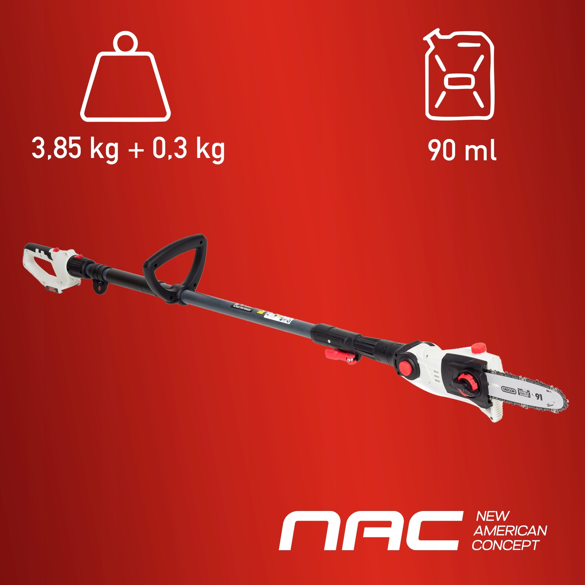 CORDLESS SAW ON BOOM NAC PCB18-AH-B15-S SAW 18V 190-270CM Batteries included yes