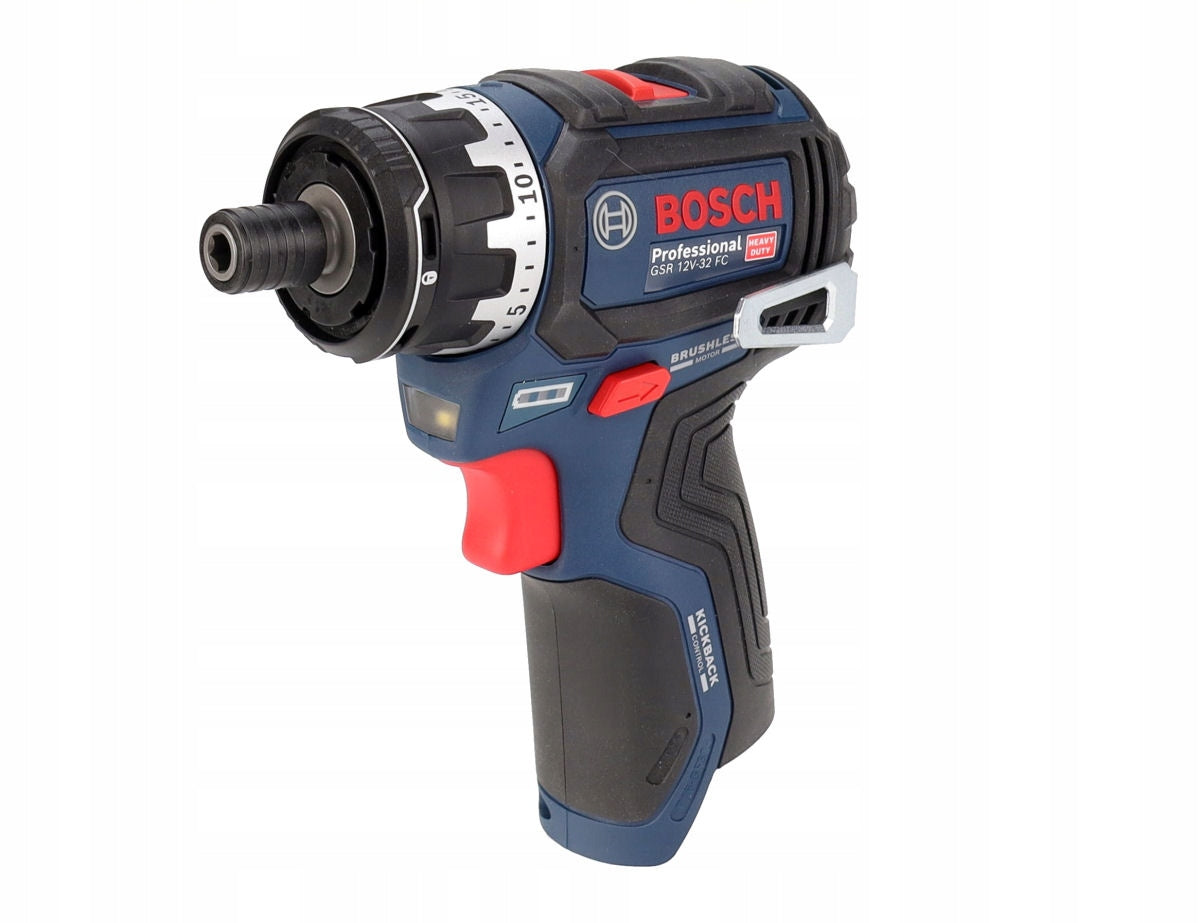 CORDLESS SCREWDRIVER GSR 12V-32 FC BOSCH BODY L-BOXX + 5 HANDLES Battery capacity 0 Ah
