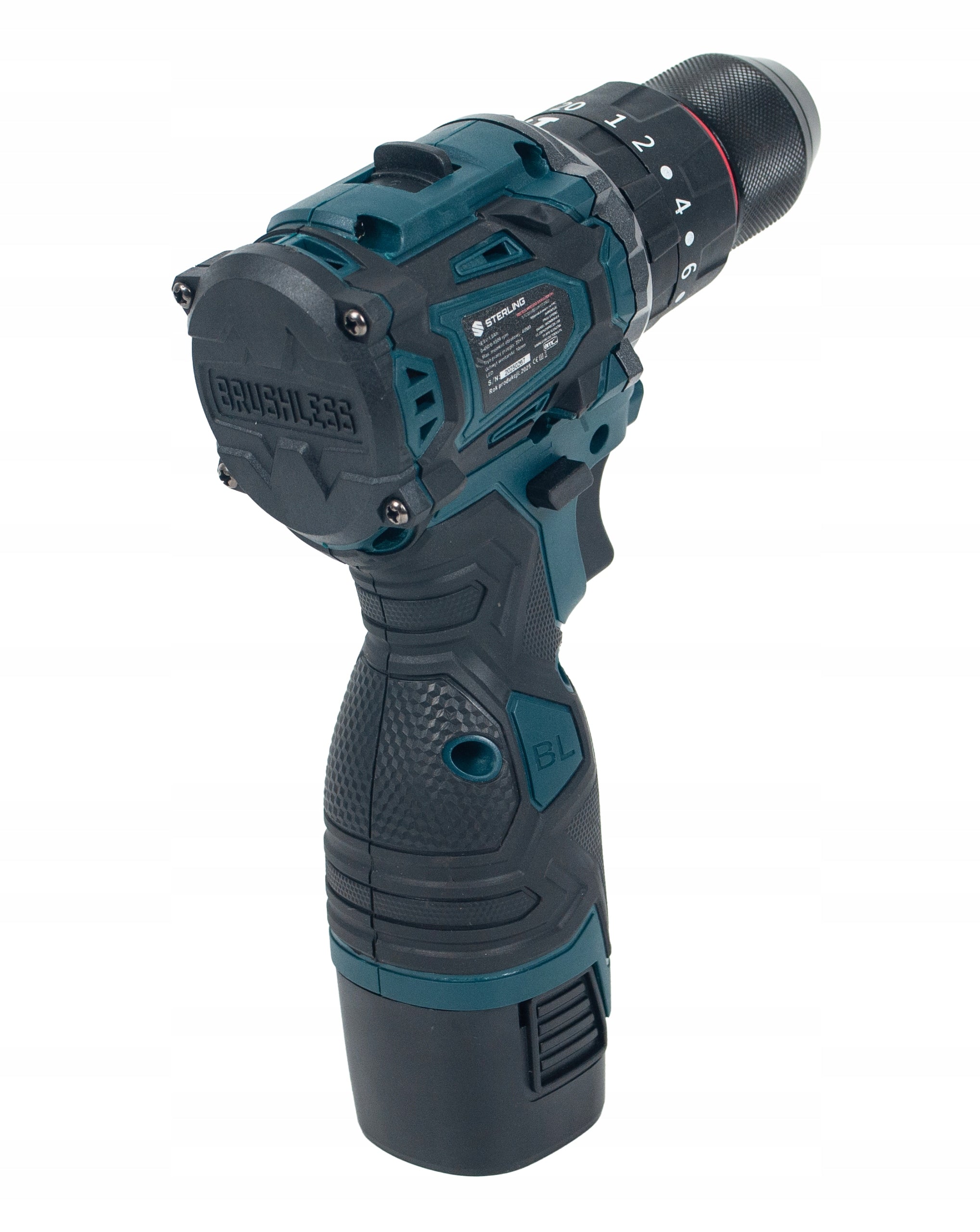 CORDLESS SCREWDRIVER WITH IMPACT BRUSHLESS x2 BATTERY CHARGER +SET Power supply rechargeable battery
