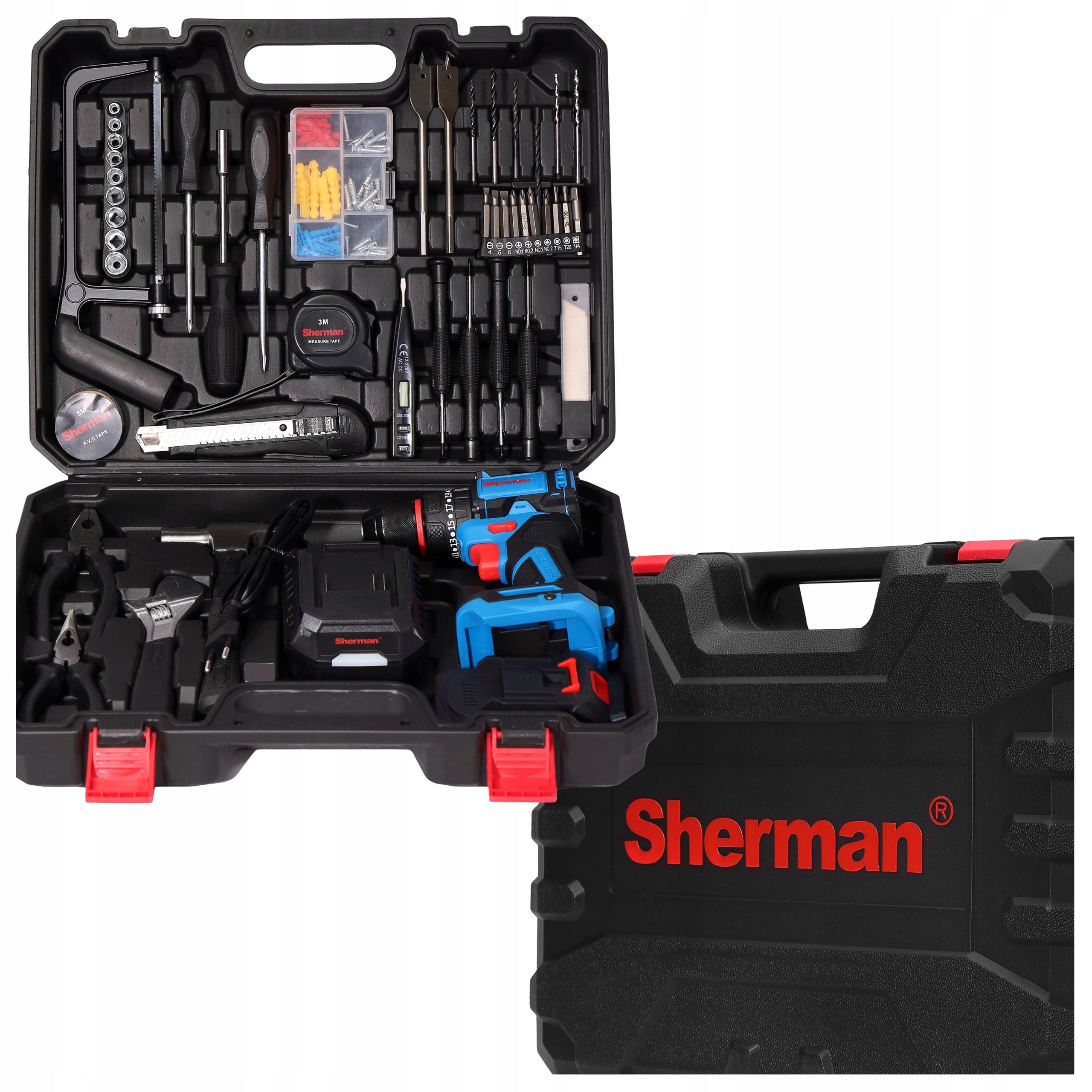 CORDLESS SCREWDRIVER WITH IMPACT Sherman MAXX SET SUITCASE + TOOLS Voltage (V) 21 V