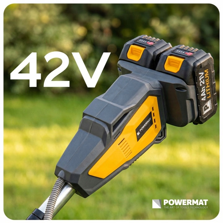 CORDLESS SCYTHE 42V BRUSH CUTTER DISC HEAD HARNESS LINE Tool weight 5.3 kg