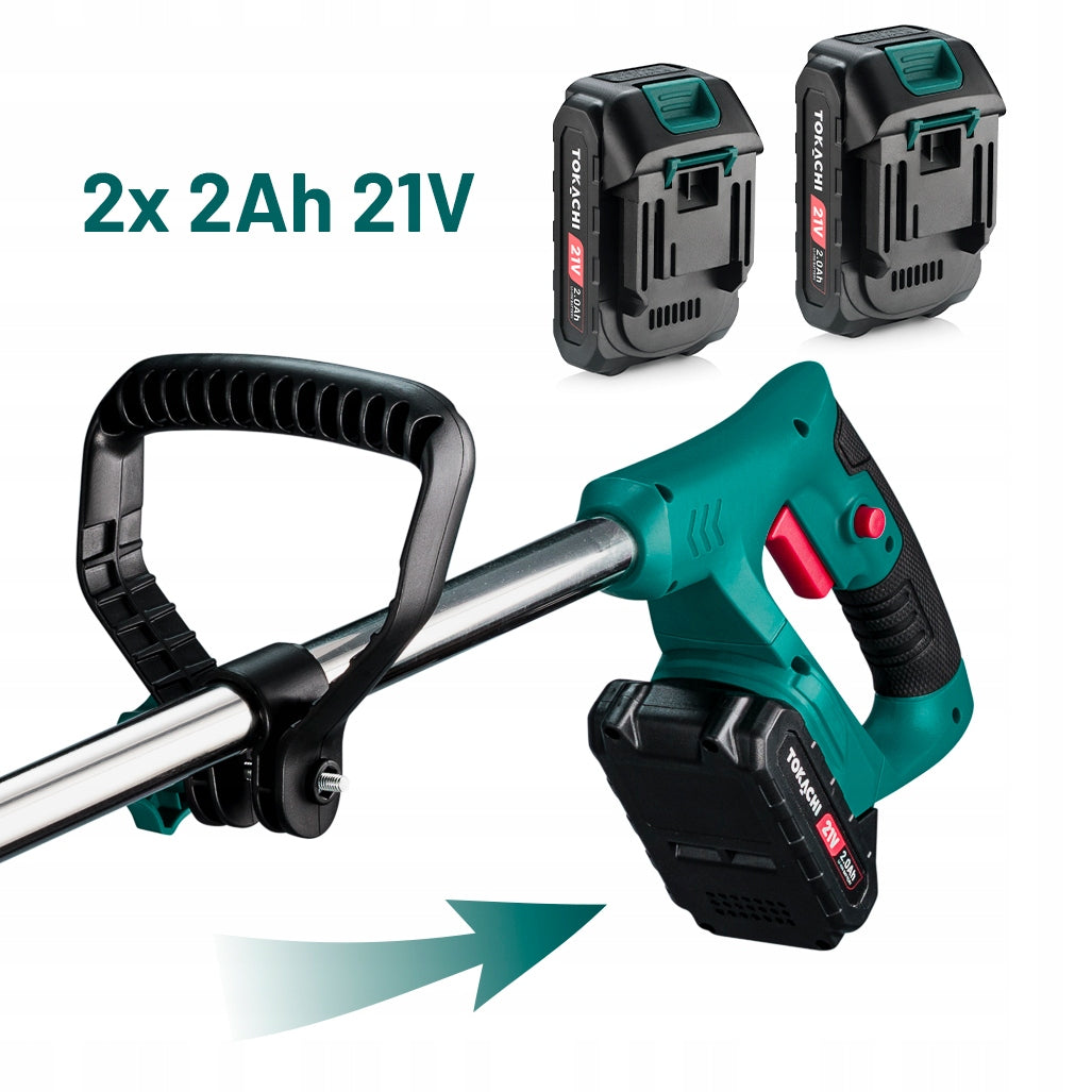 CORDLESS TRIMMER LIGHTWEIGHT GRASS SCYTHE ELECTRIC TRIMMER 2xAKU Model TrimX Air