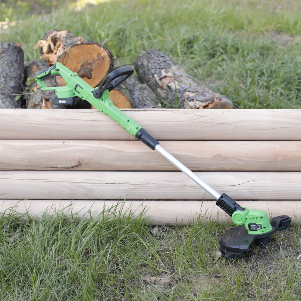CORDLESS TRIMMER SCYTHE BRUSH CUTTER LINE HEADS 2AKU 2AH 21V 30CM Model BVGT2.0_ELEKTRO KOSA AKUMULATOROWA 2xAKU 2.0 Ah