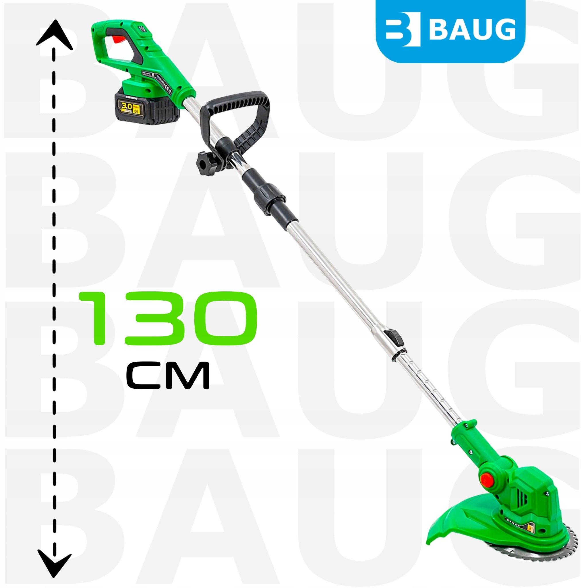 CORDLESS TRIMMER SCYTHE GRASS CUTTER + KNIVES SAW 2AKU 3AH 20V Manufacturer code B4353