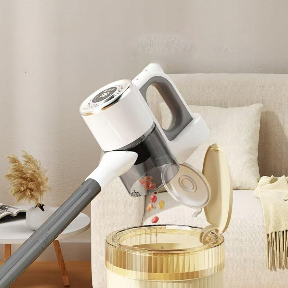 CORDLESS UPRIGHT VACUUM CLEANER CORDLESS POWERFUL HANDHELD 2IN1 3 FILTERS Dominant color silver/gray