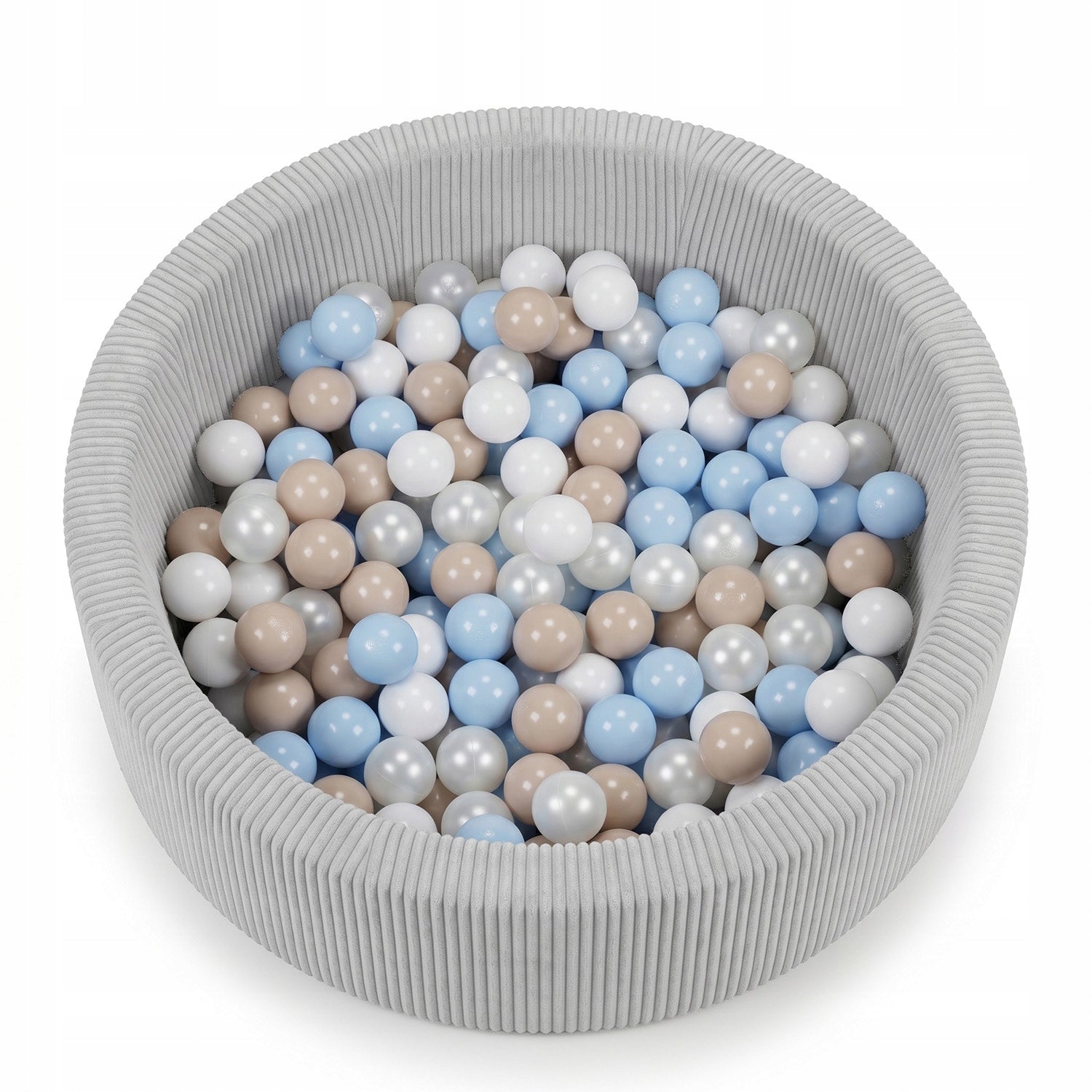 CORDUROY Pool with Balls 90x30 cm 200 Balls Playpen for children Kiddymoon Manufacturer code 5905408109353