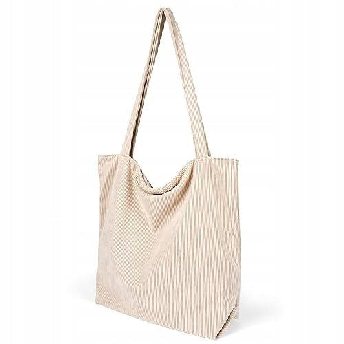 CORDUROY SHOULDER BAG FOR WOMEN LARGE WATERPROOF FOR SCHOOL HOME Brand no brand