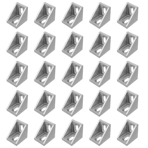 CORNER BRACKETS ALUMINUM ANGLE 20X20 MM FOR DOOR FURNITURE 25 PCS Brand no brand