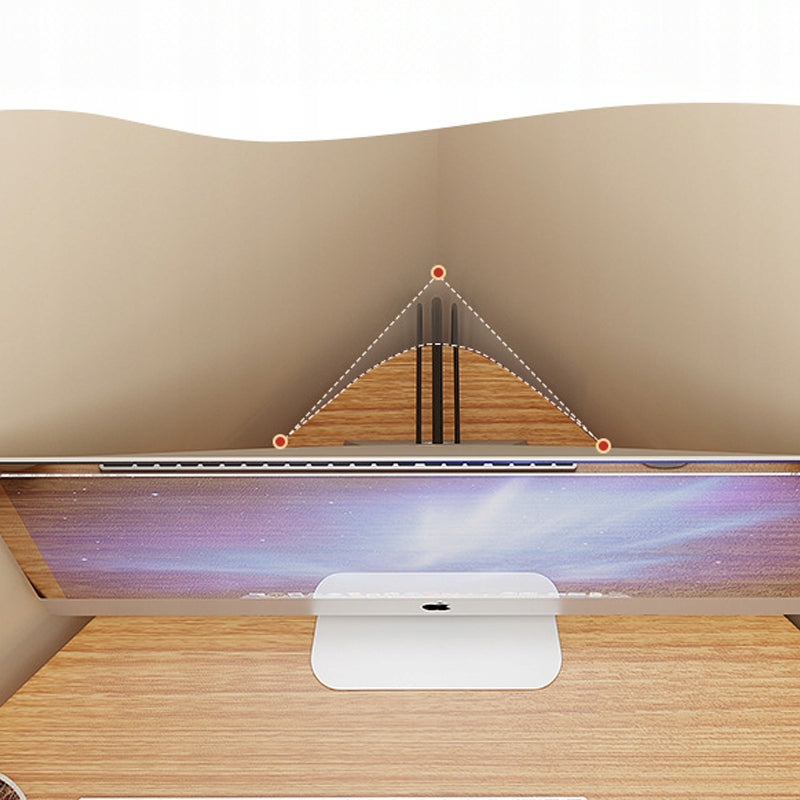 CORNER DESK TRIANGULAR COMPUTER WITH SHELVES MODERN WHITE LOFT 80x75 EAN (GTIN) 5904890428560