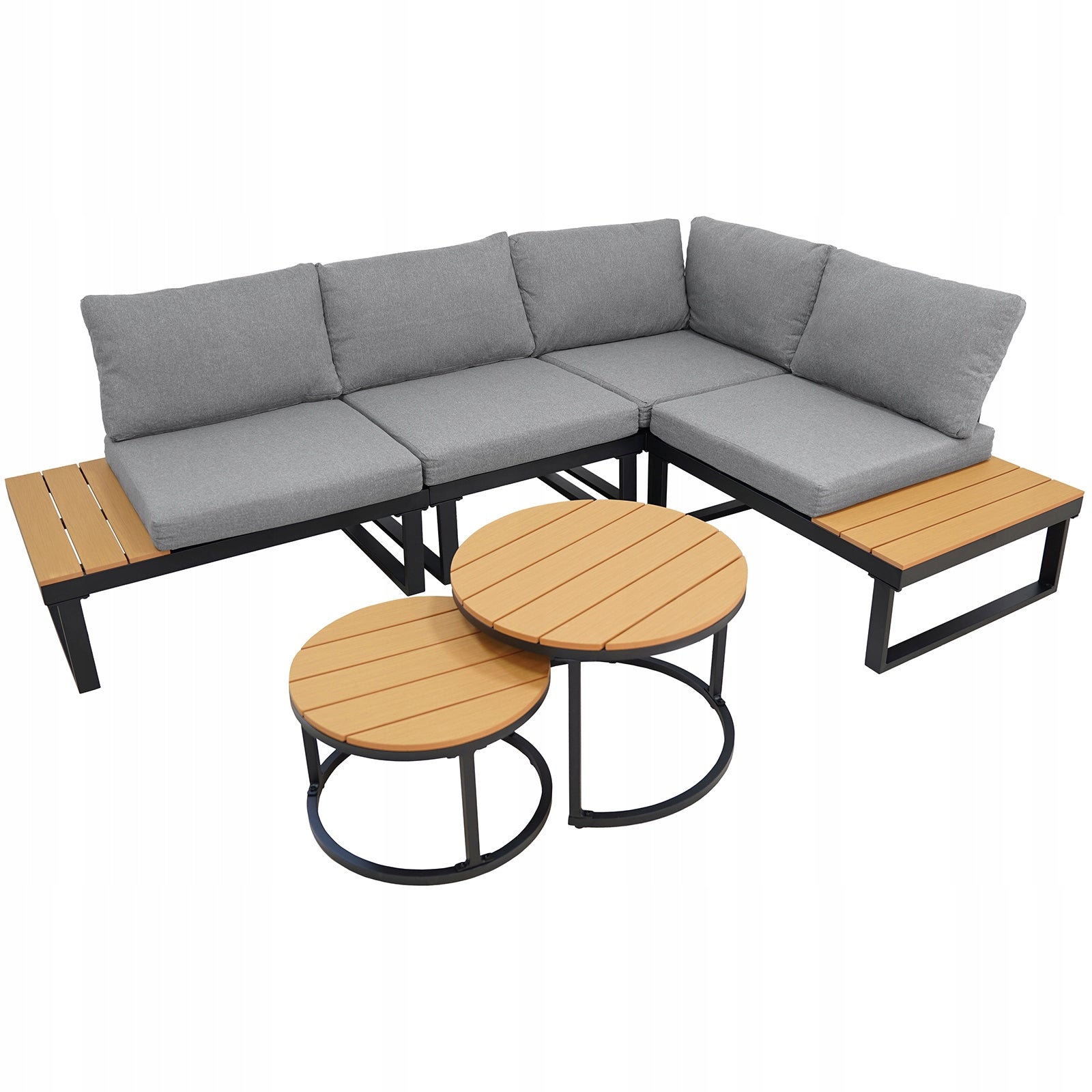 CORNER GARDEN FURNITURE SET FOR TERRACE TOLA