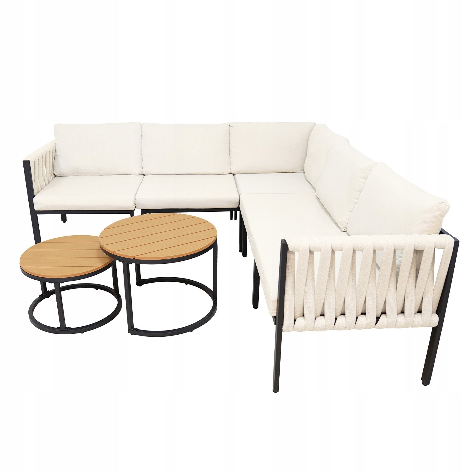 CORNER GARDEN FURNITURE SET GARDEN FURNITURE RODOS BEIGE EAN (GTIN) 5901968950466
