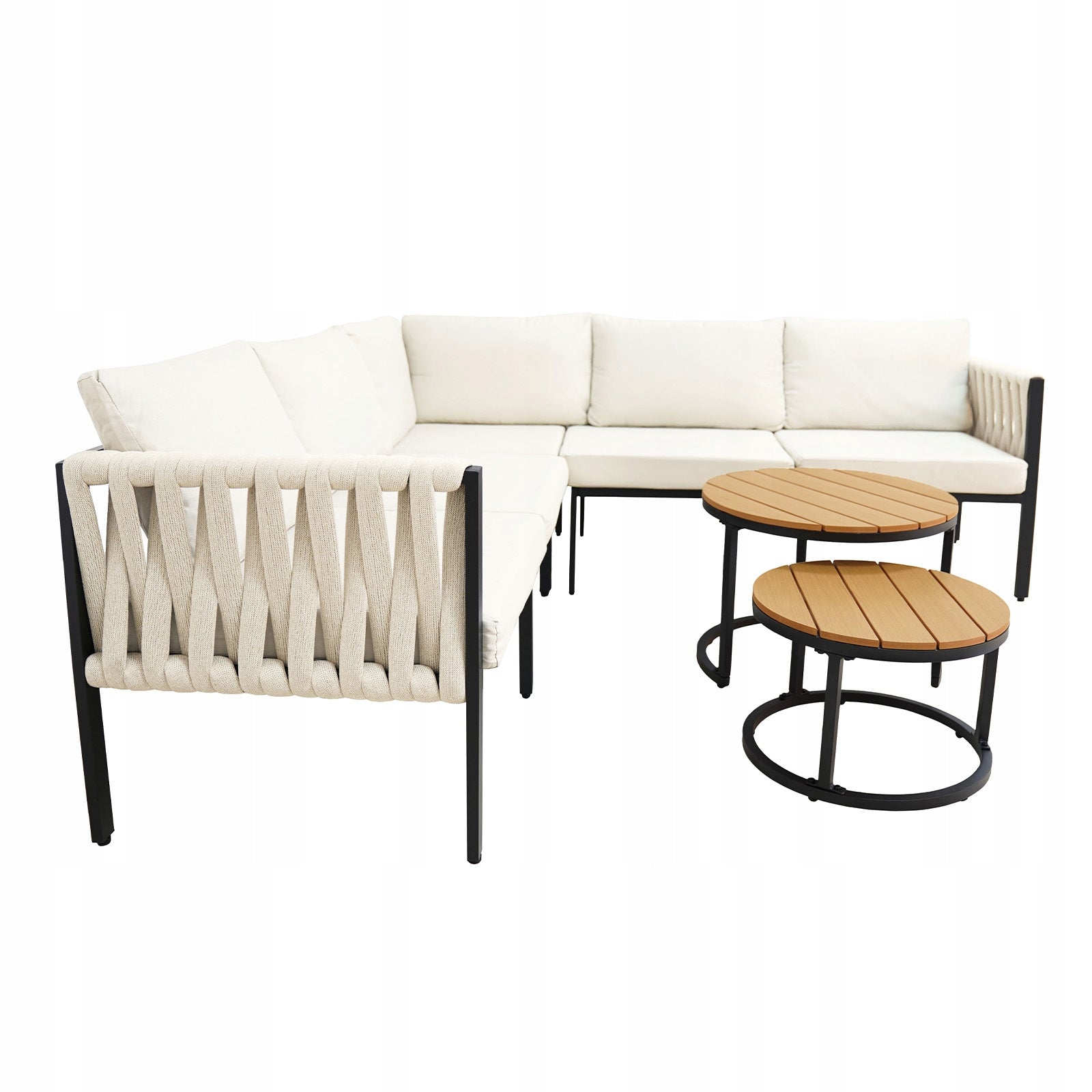 CORNER GARDEN FURNITURE SET GARDEN FURNITURE RODOS BEIGE Manufacturer code RODOS BEŻ
