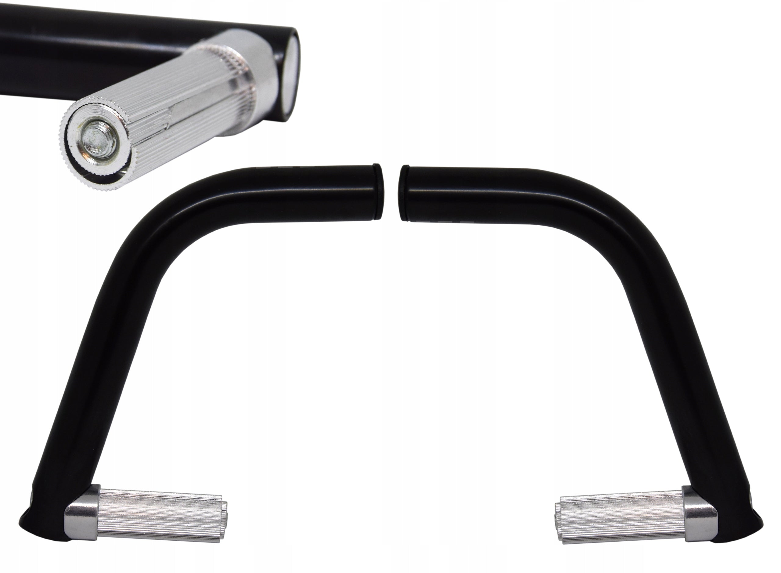 CORNERS INSERTED INTO THE HANDLEBAR OF THE BIKE ALUMINUM LONG BICYCLE GRIPS LIGHT