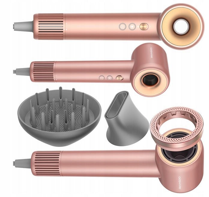 COSHARE HD10E Super Flow 1 PRO Hair Dryer Rose Gold
