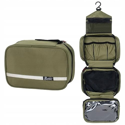 COSMETIC BAG FOR HANGING 4 COMPARTMENTS POLYESTER FOR WOMEN MEN TRAVEL Brand no brand