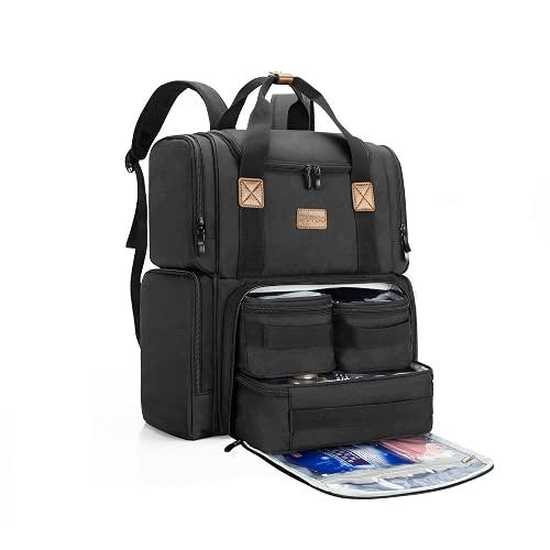 COSMETIC BAG TRAVEL BACKPACK WITH REMOVABLE BAGS MAKEUP ORGANIZER Brand no brand