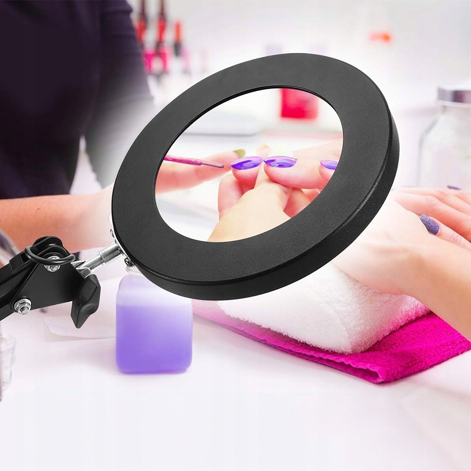 COSMETIC DESK LAMP LED MAGNIFIER MAGNIFYING GLASS DRAWING LAMP Packaging volume 100 ml