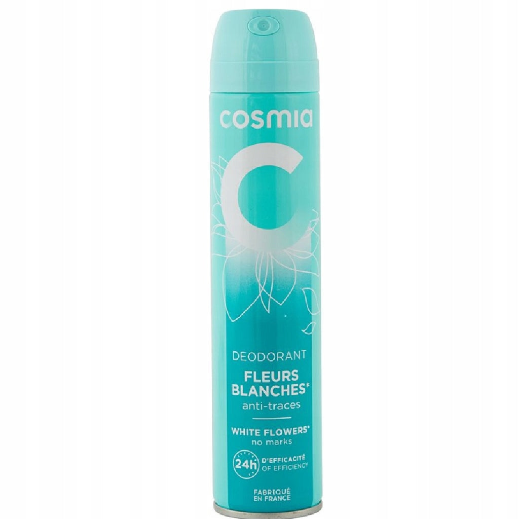 COSMIA Deodorant Spray 24h Anti-Streak White Flowers 200ML