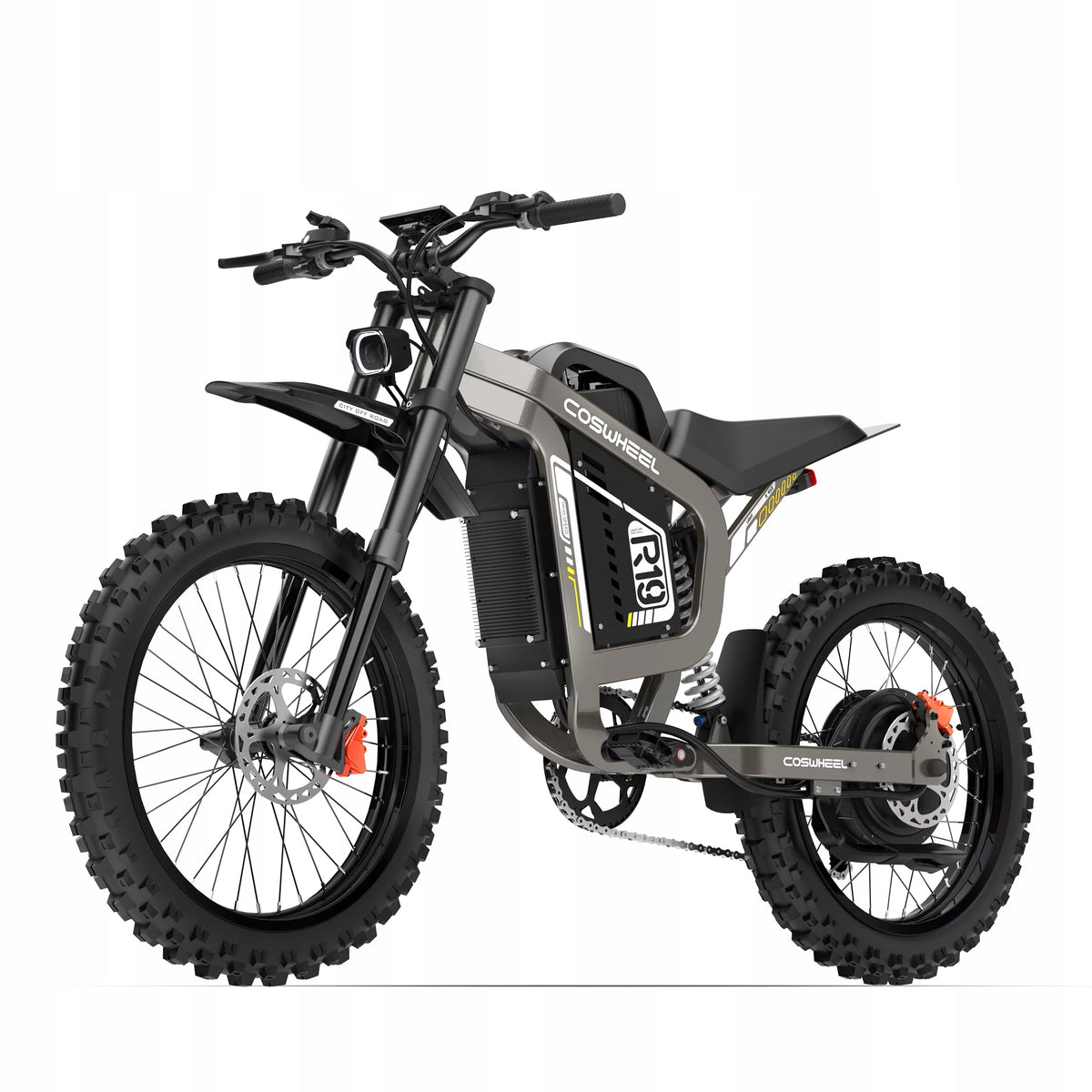 COSWHEEL Motocykl Elektryczny R19 9000W 72V40AH 96km/h Zasięg 200KM+