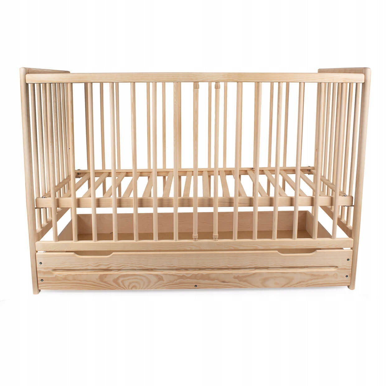 COT WITH DRAWER UNVARNISHED JACEK NATURE ECO CHILDREN, BABY Manufacturer code Swiat-Dziecka.pl