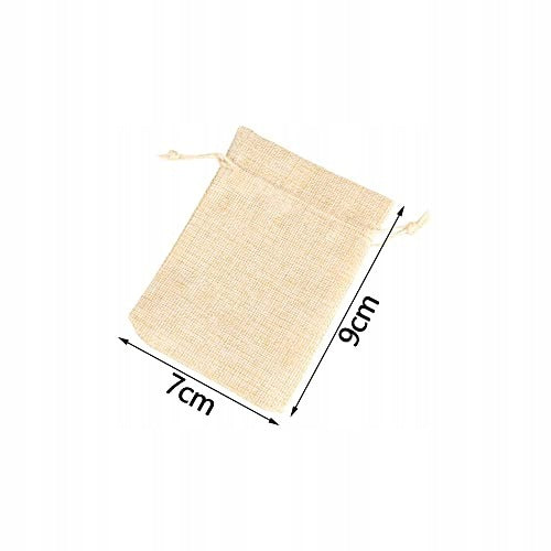 COTTON BAGS MADE OF JUTE COLORED WITH DRAWSTRING 45 PCS Manufacturer code SWC5908807160093