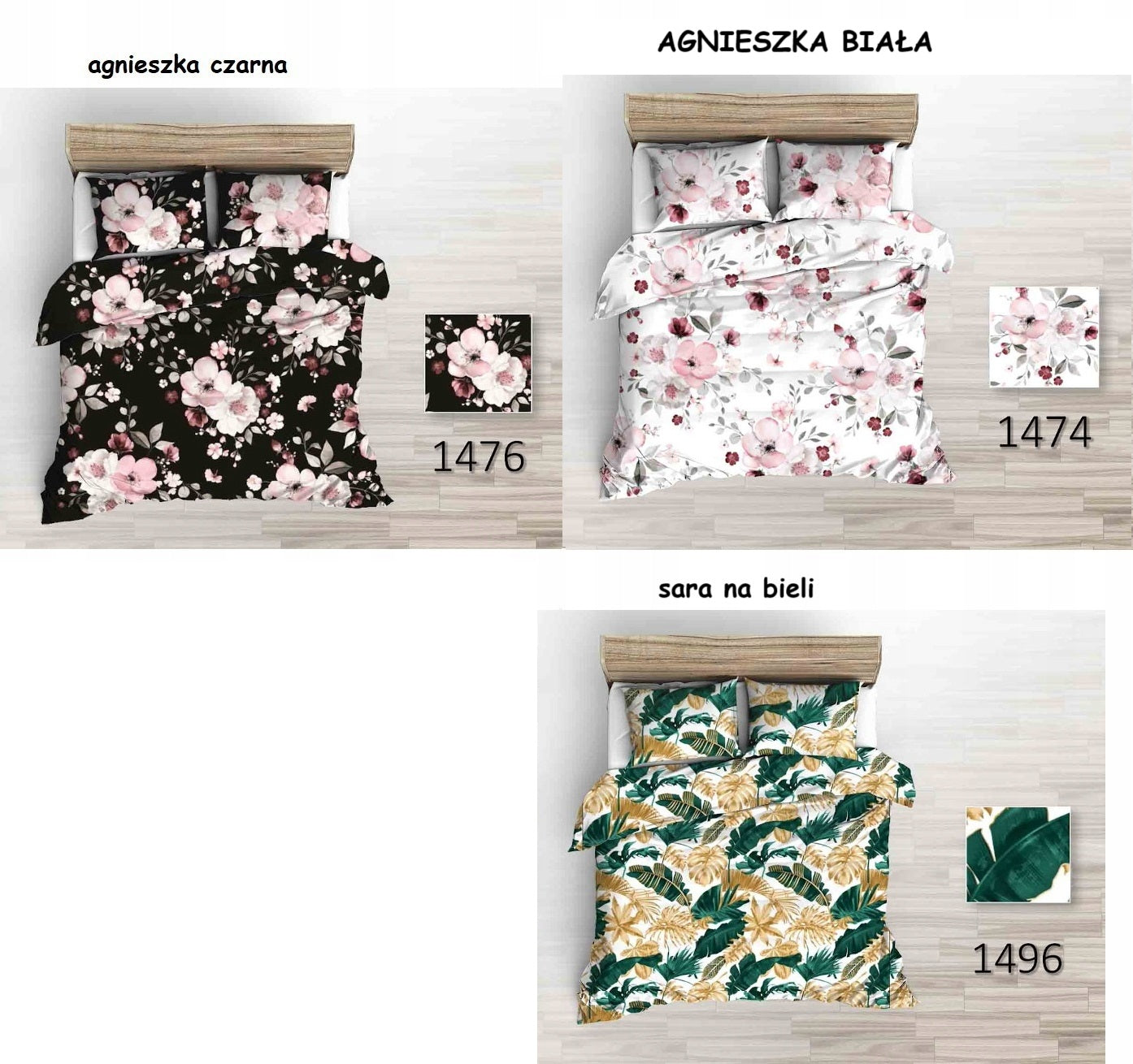 COTTON BEDDING SET 5-EL COTTON 160x200cm 2X70x80 2X40x40 cm Brand no brand