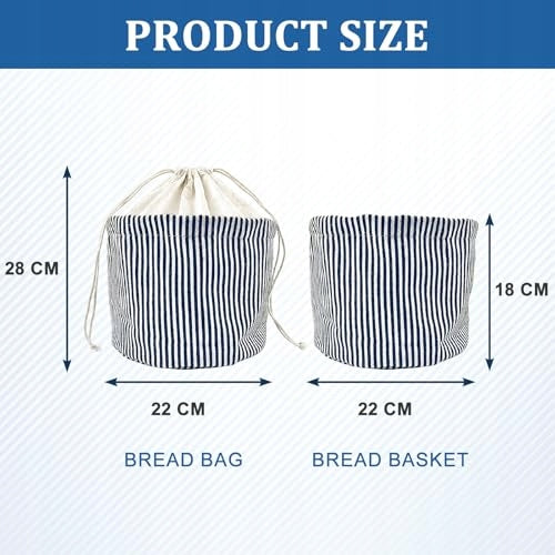COTTON BREAD BAG 2IN1 REUSABLE FOLDING BASKET Manufacturer code Bez marki