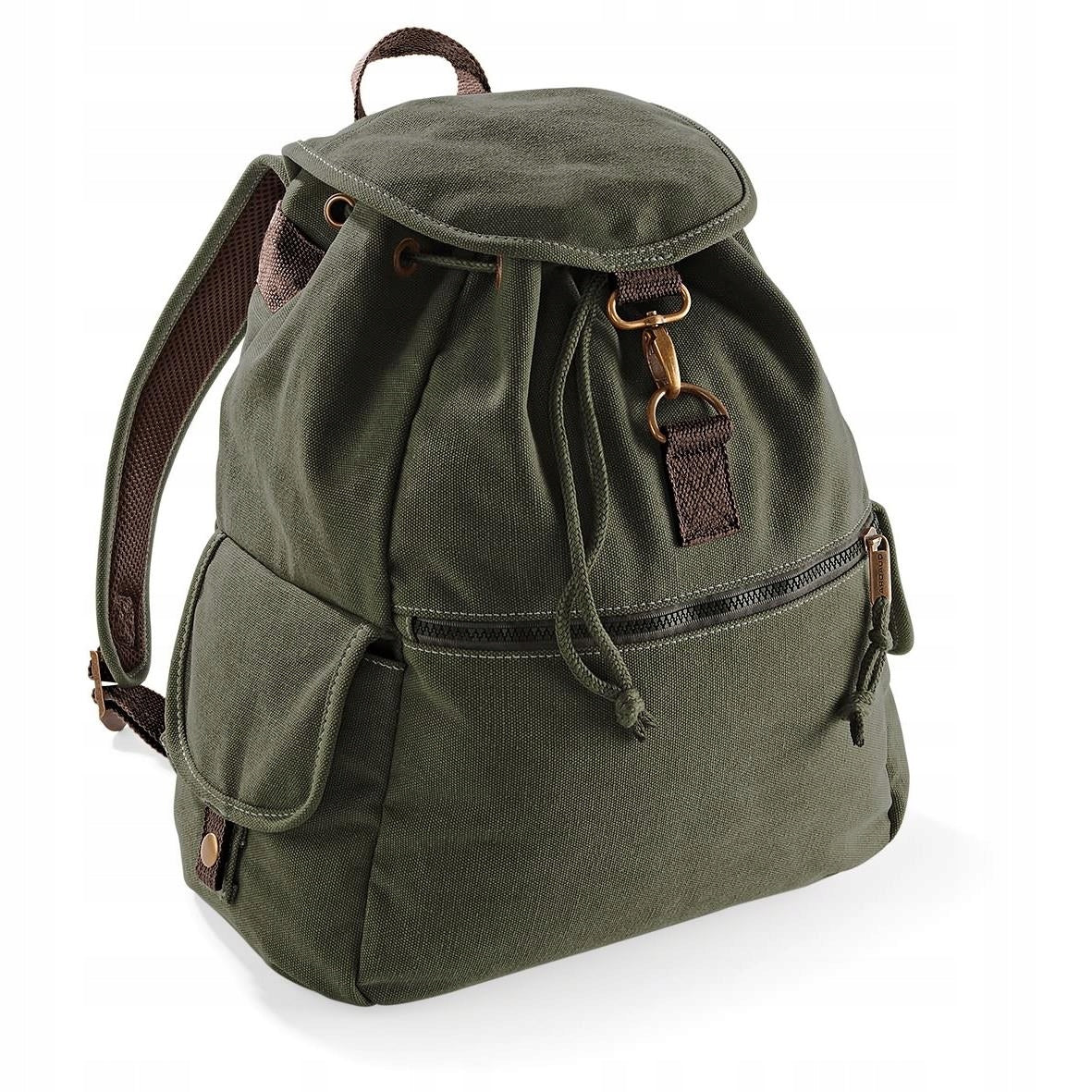 COTTON CANVAS BACKPACK VINTAGE CANVAS STRONG WOMEN'S MEN'S