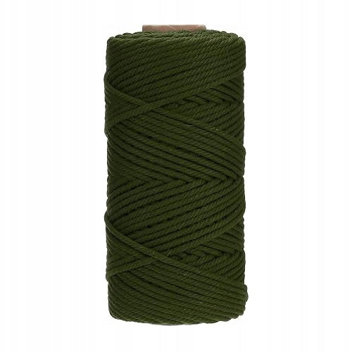 COTTON ROPE FOR MACRAME 100 M X 4 MM BOHO DIY FOR FORČTANGLERS Brand no brand