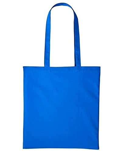 COTTON SHOPPING BAG REUSABLE MEDIUM SAPPHIRE GIFT Brand no brand