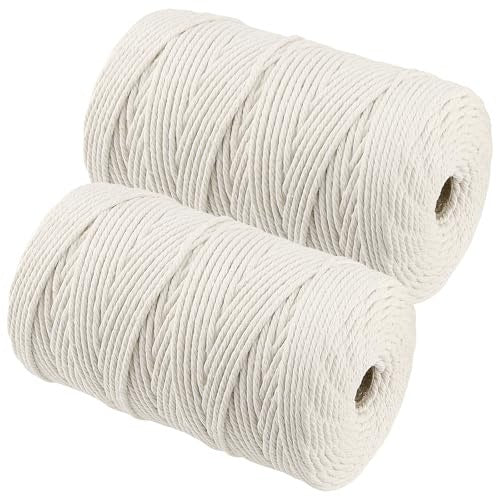 COTTON YARN 3 MM FOR MACRAME BOHO SET 2X200 cotton decoration Brand no brand