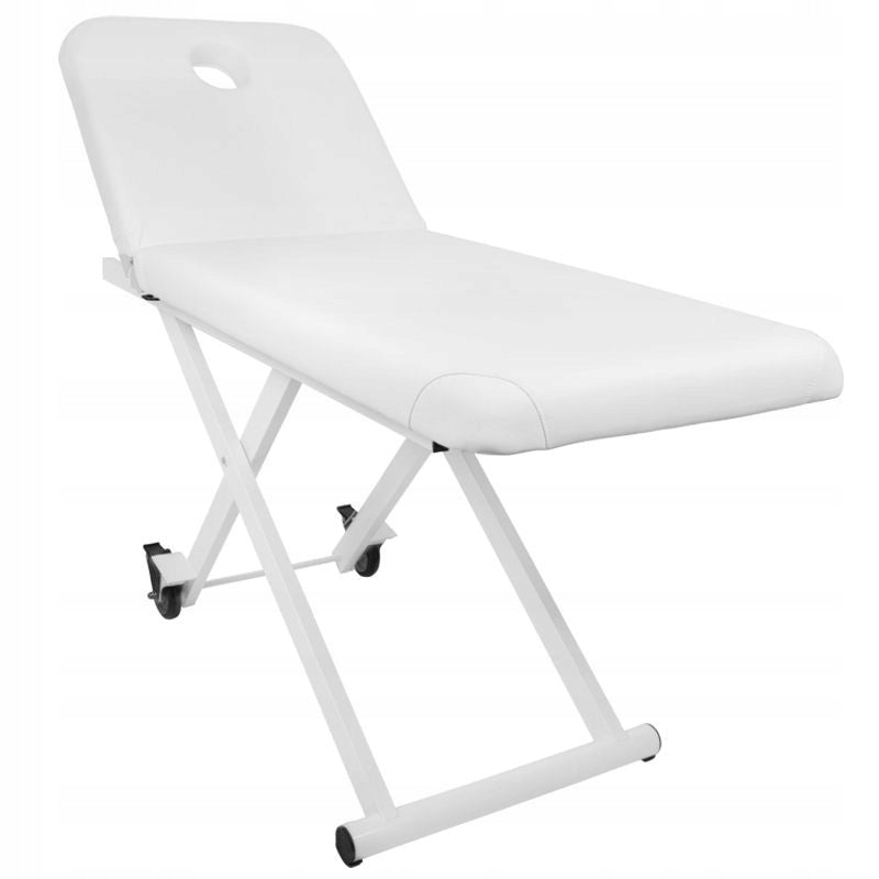 COUCH ELECTRIC MASSAGE TABLE SALON AZZURRO 1 MOTOR WHITE Frame material steel