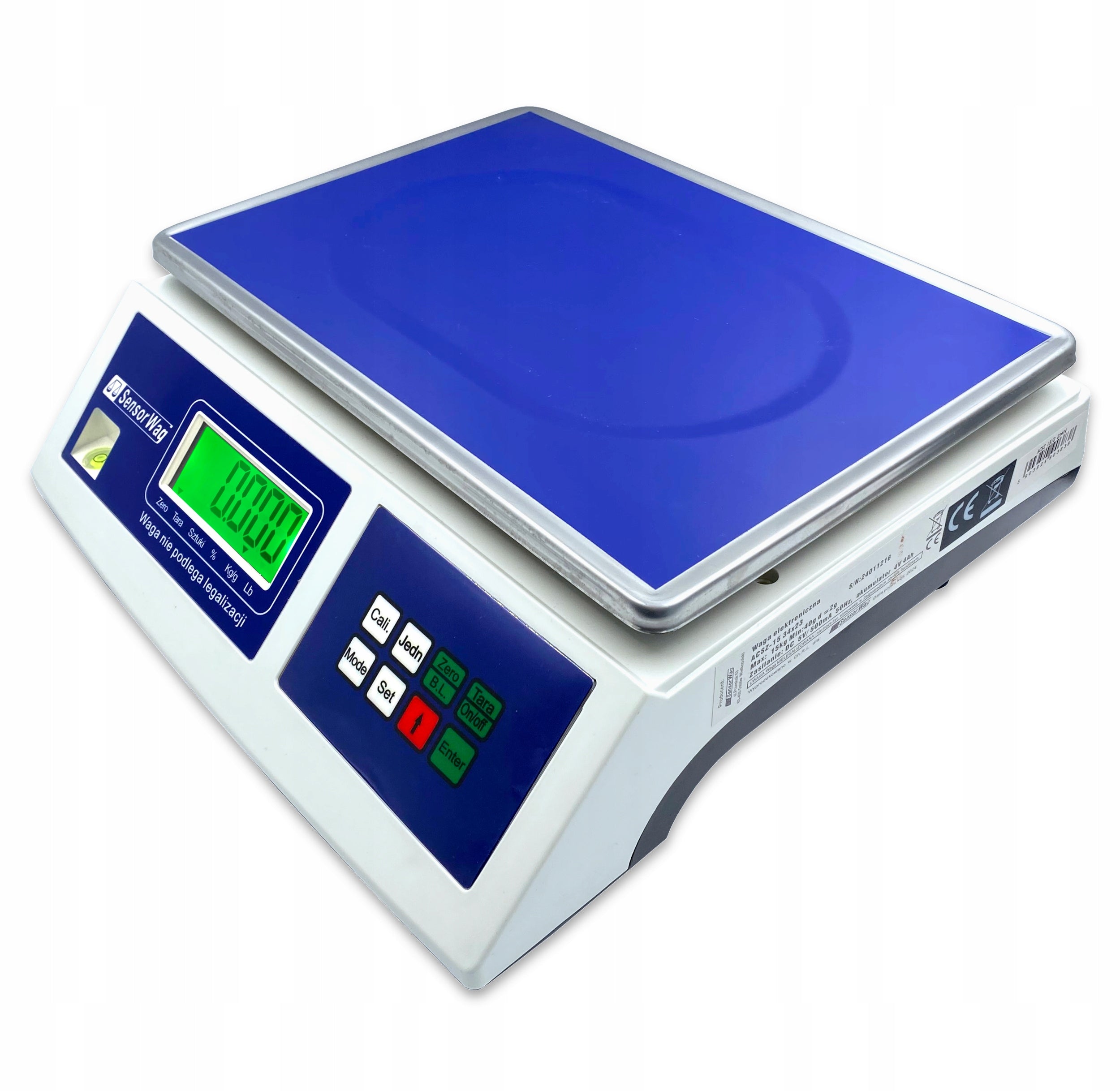 COUNTING WEIGHT UP TO 30KG 23x34CM ELECTRONIC STRAIGHT FOR MUSHROOMS Manufacturer code ACSZ 30kg/5g 23x34