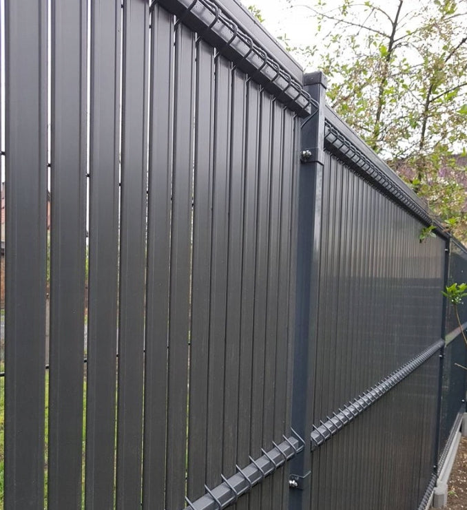 COVER 153 cm FOR FENCE PANELS 3D 44 mm 50 pcs BETAFENCE Screeno Line Manufacturer code Screeno Line antracyt 153 cm