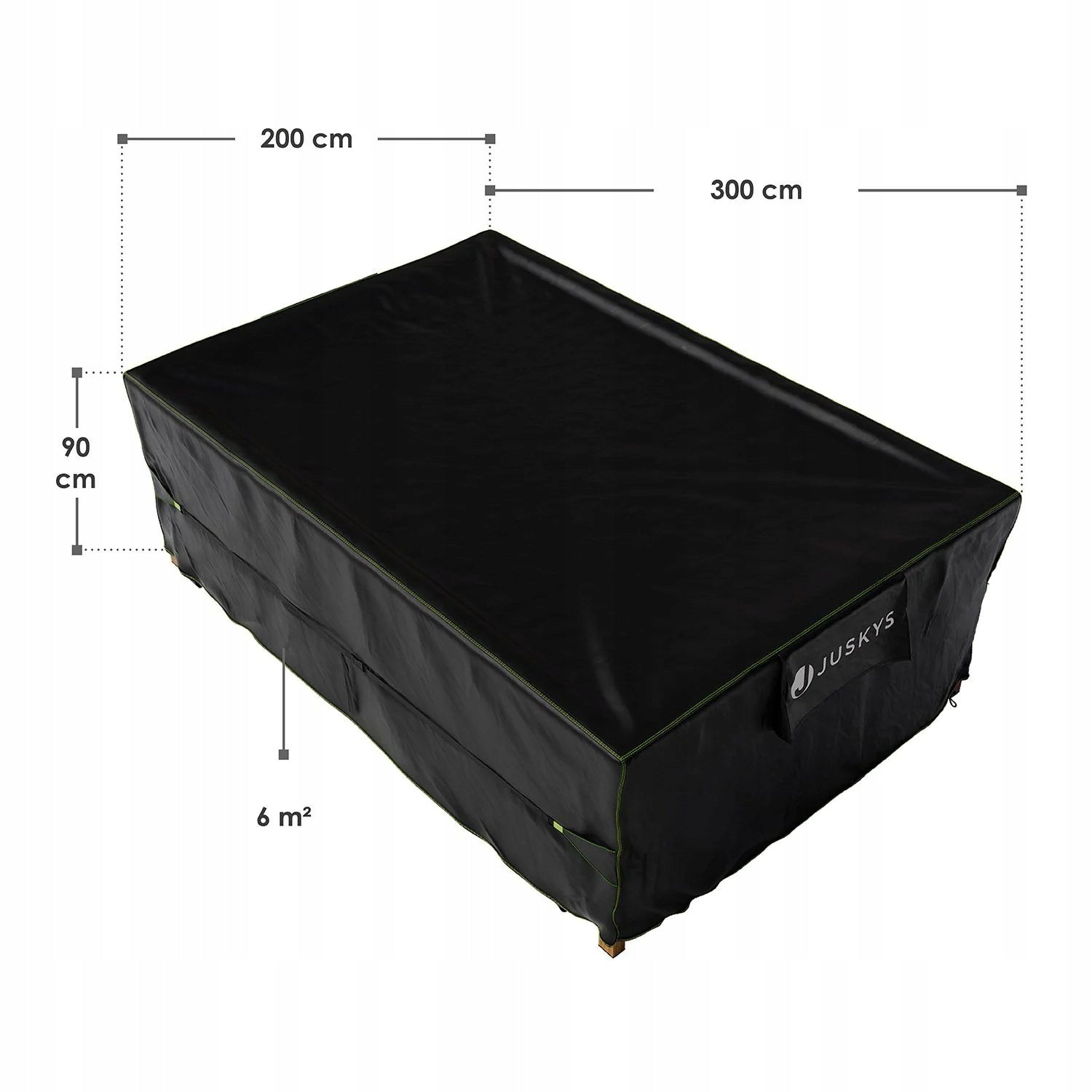 COVER 300X200X90 FOR GARDEN FURNITURE TABLE CHAIRS WATERPROOF UV TARPAULIN Kind for set
