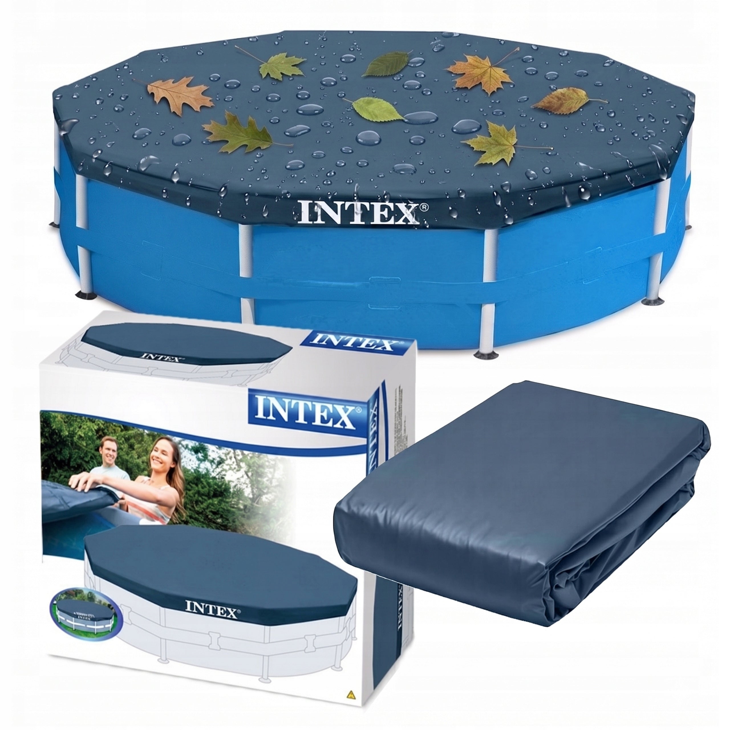 COVER FOR FRAME POOL Intex 305 cm tarpaulin protective film