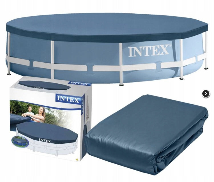 COVER FOR FRAME POOL Intex 366 cm round tarpaulin strong foil Brand Intex