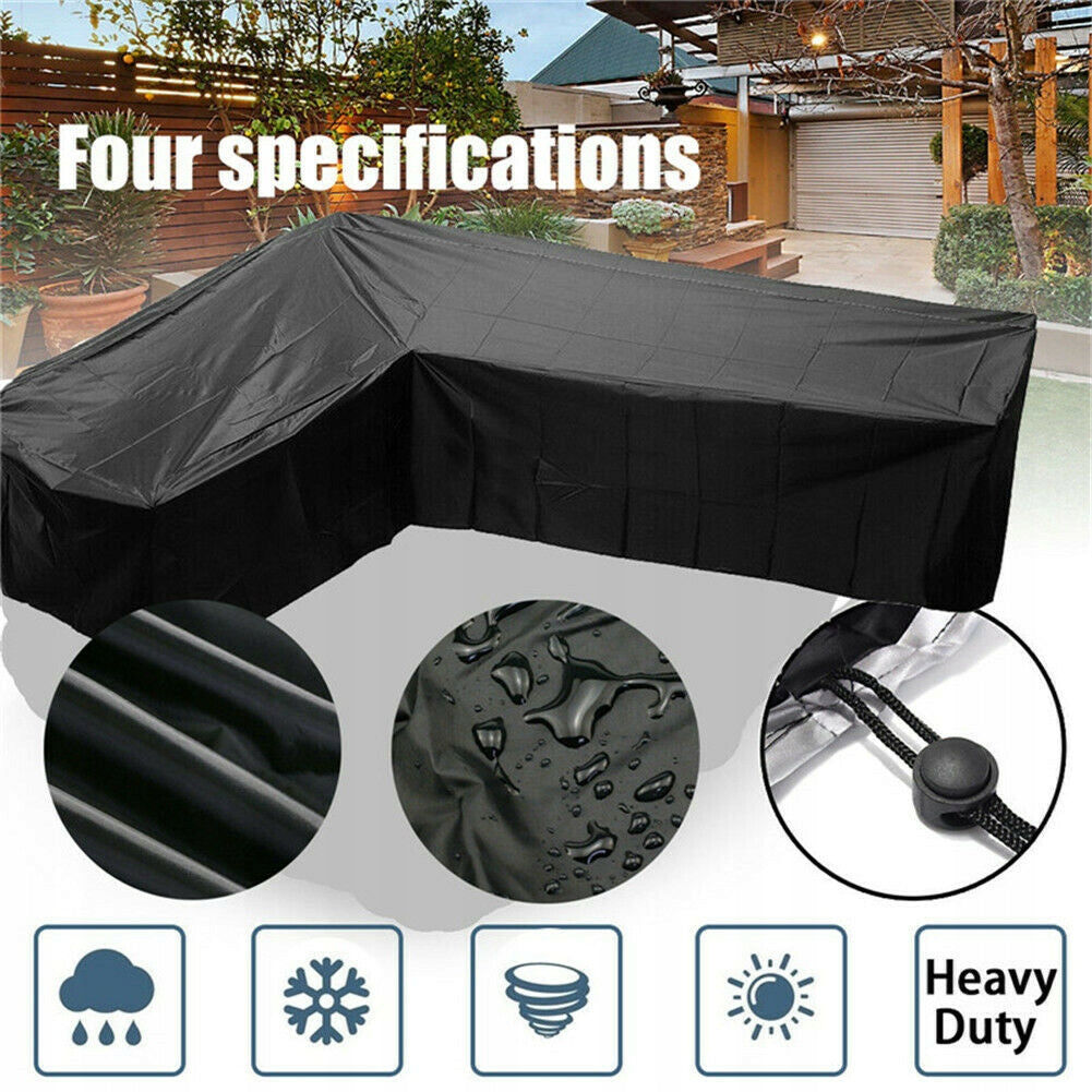 COVER FOR GARDEN FURNITURE 270cmX270cmX90cm Color black