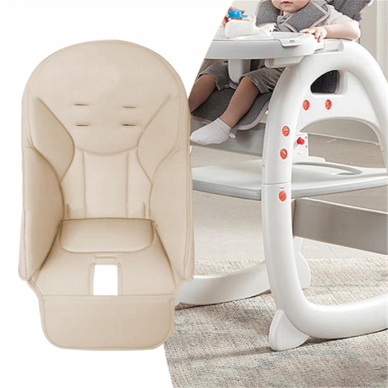 COVER FOR THE CHILDREN'S DINING CHAIR AND FOR THE SEAT ITSELF Color shades of brown and beige