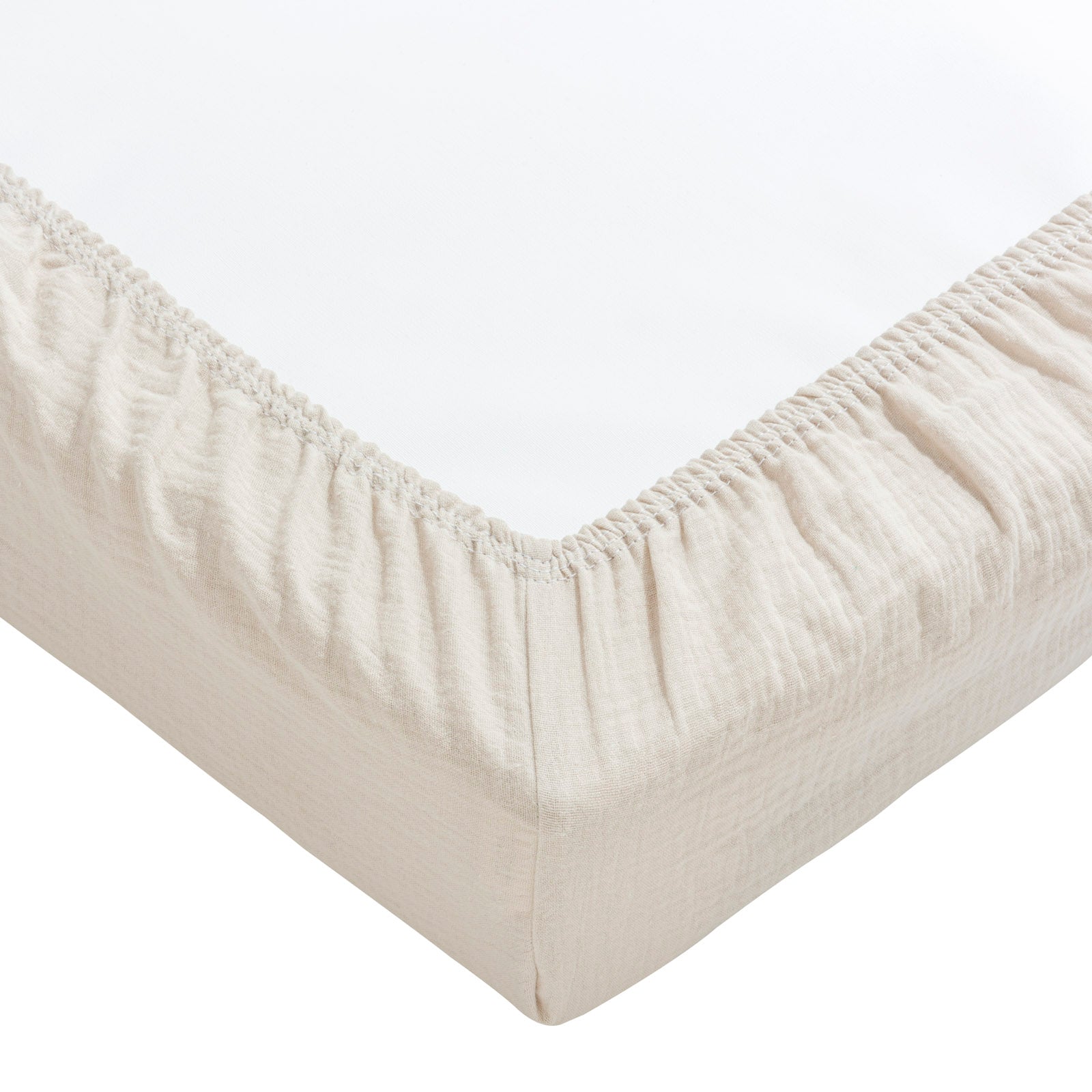COVER SHEET FOR CHANGING TABLE WITH ELASTIC BAND 70 x 50 MUSLIN JUKKI Manufacturer code 5904506839421