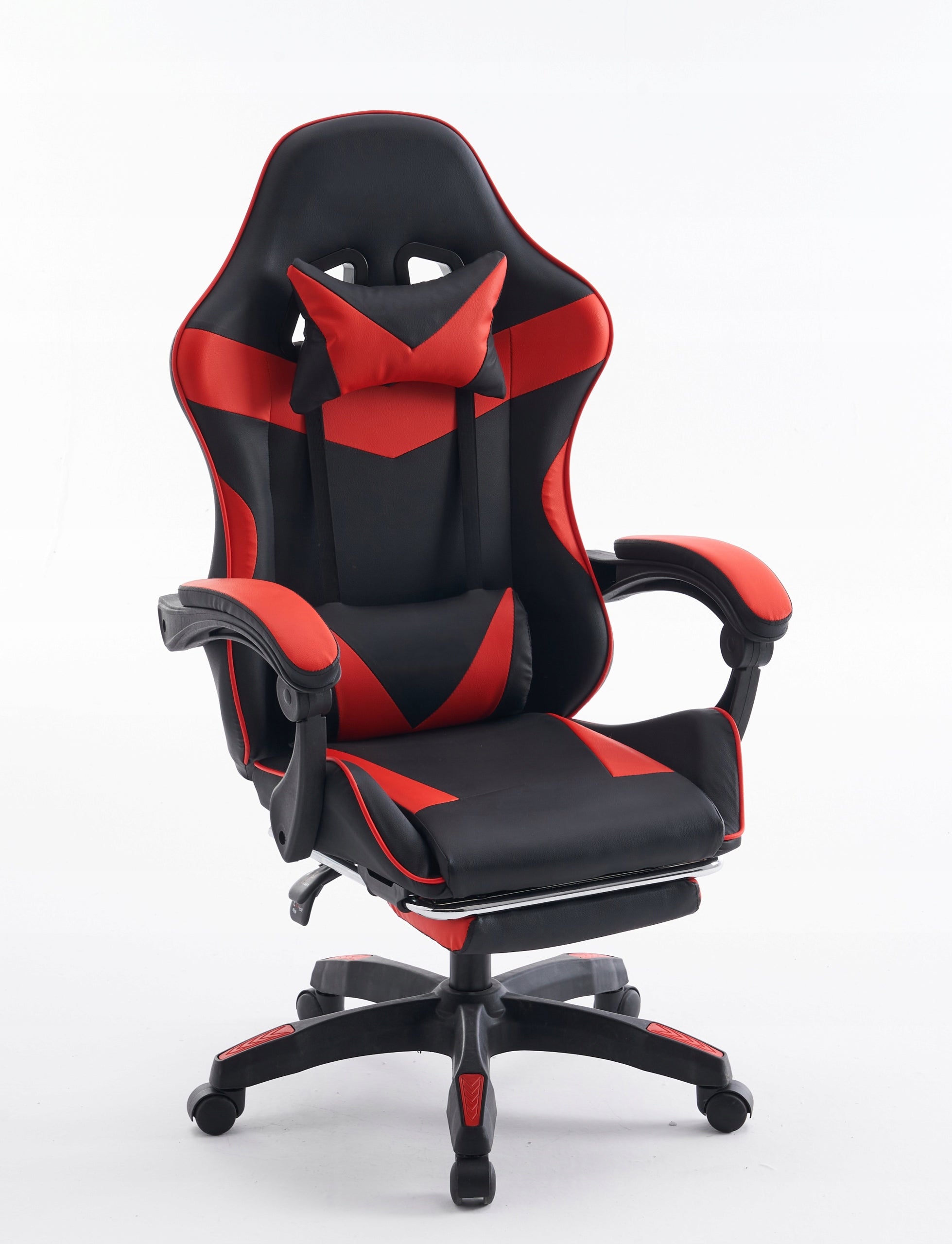 COYOTE II Gaming Chair with Office Footrest Black and Red