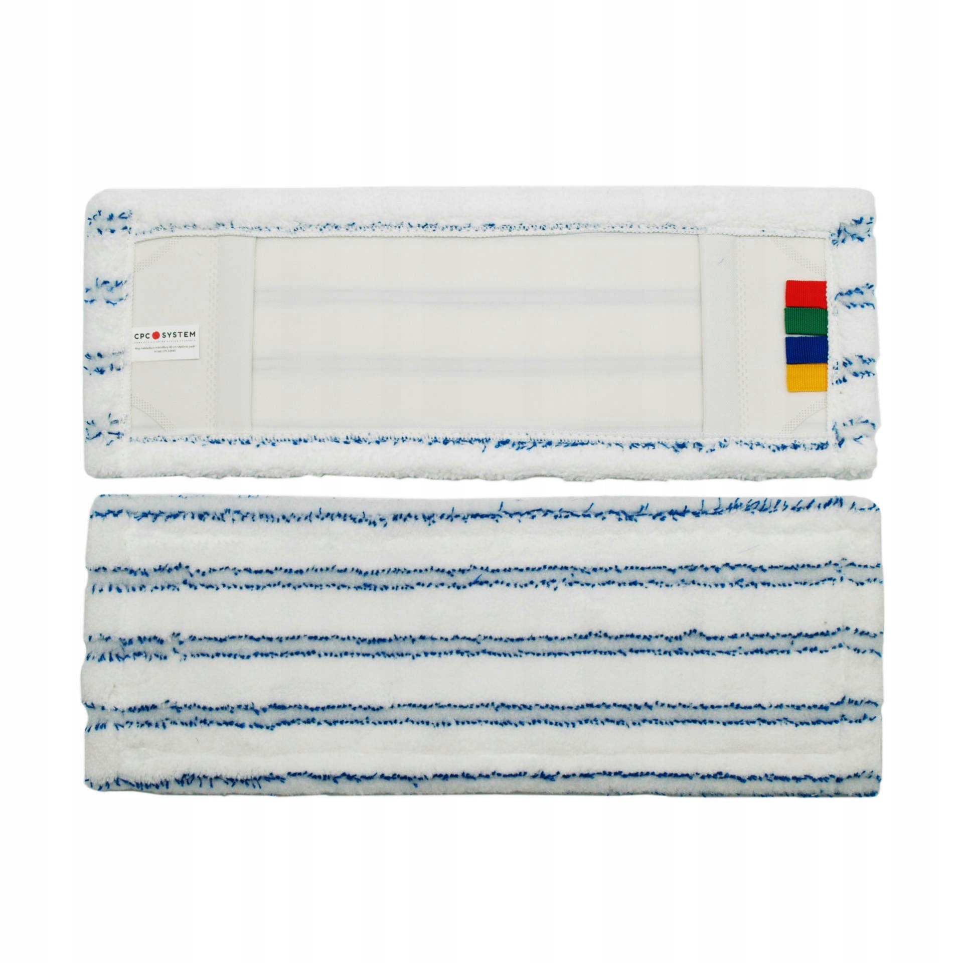 CPC Microfiber pocket mop 40cm white with stripes Brand CPC
