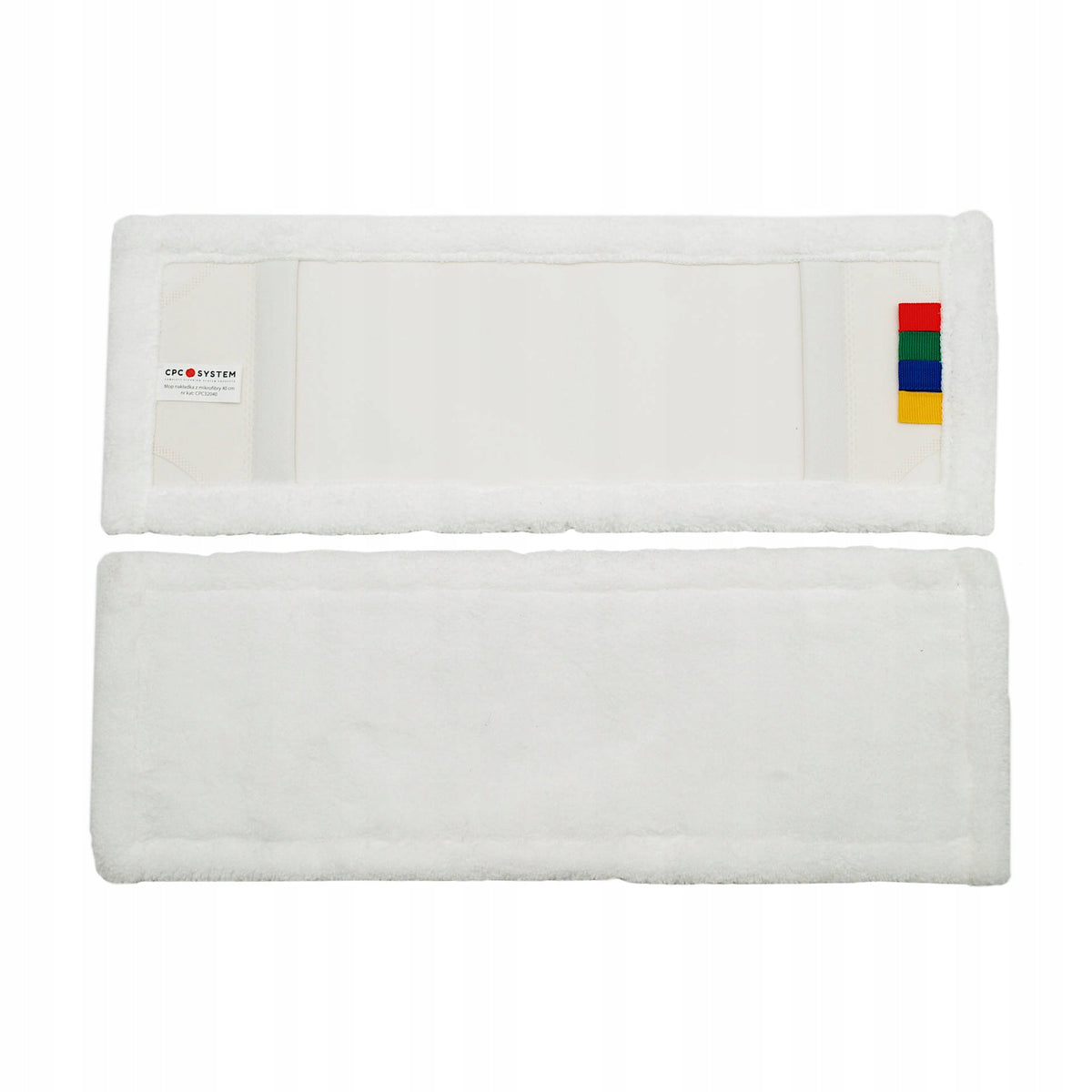 CPC Mop pocket cover microfiber 50cm 10 pcs Color white