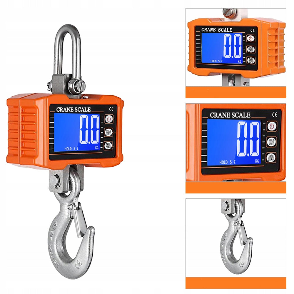 CRANE HOOK SCALE 1000KG LCD Manufacturer code 5903991415080