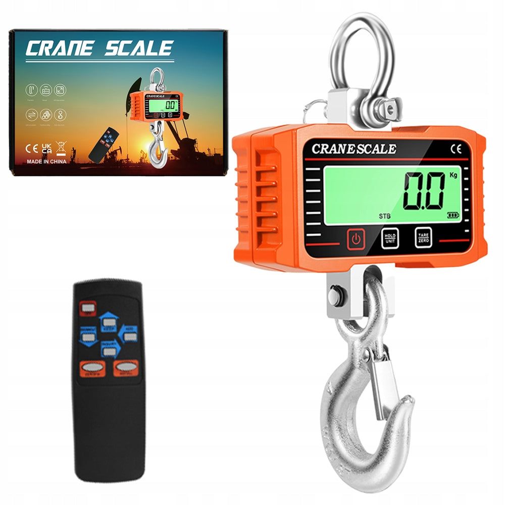 CRANE HOOK SCALE 2000KG 2T WAREHOUSE BIG BAG SUSPENDED HANGING