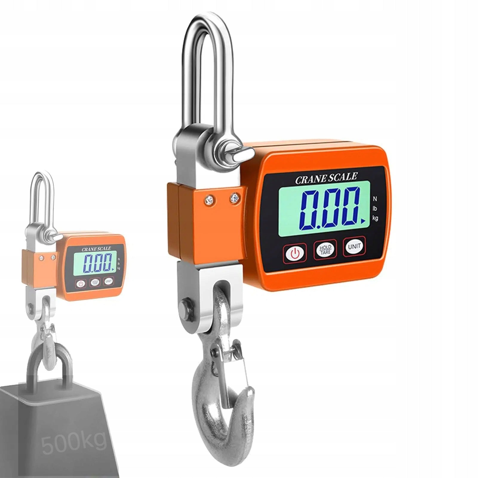 CRANE HOOK SCALE 500KG LCD