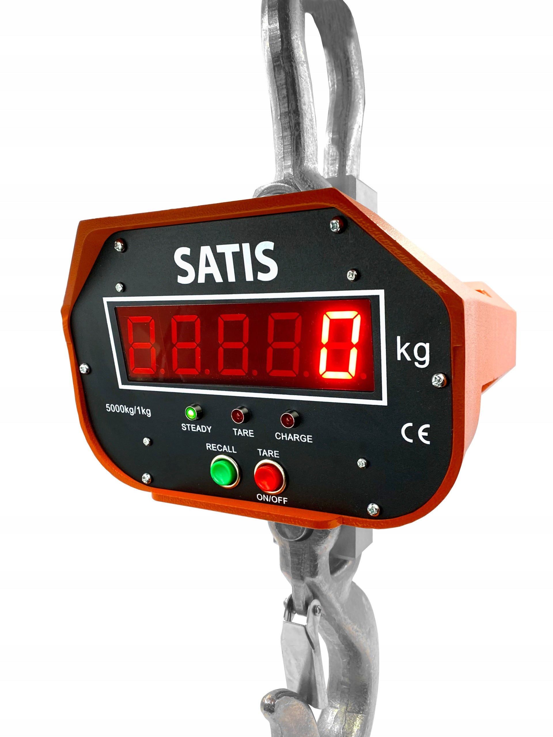 CRANE HOOK SCALE 5T 5000KG SUSPENDED HANGING + CHARGER + REMOTE CONTROL Packaging status original